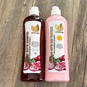 BRAND NEW NATURAL SANT - Onion Biotin and Rosemary Shampoo & Treatment Set